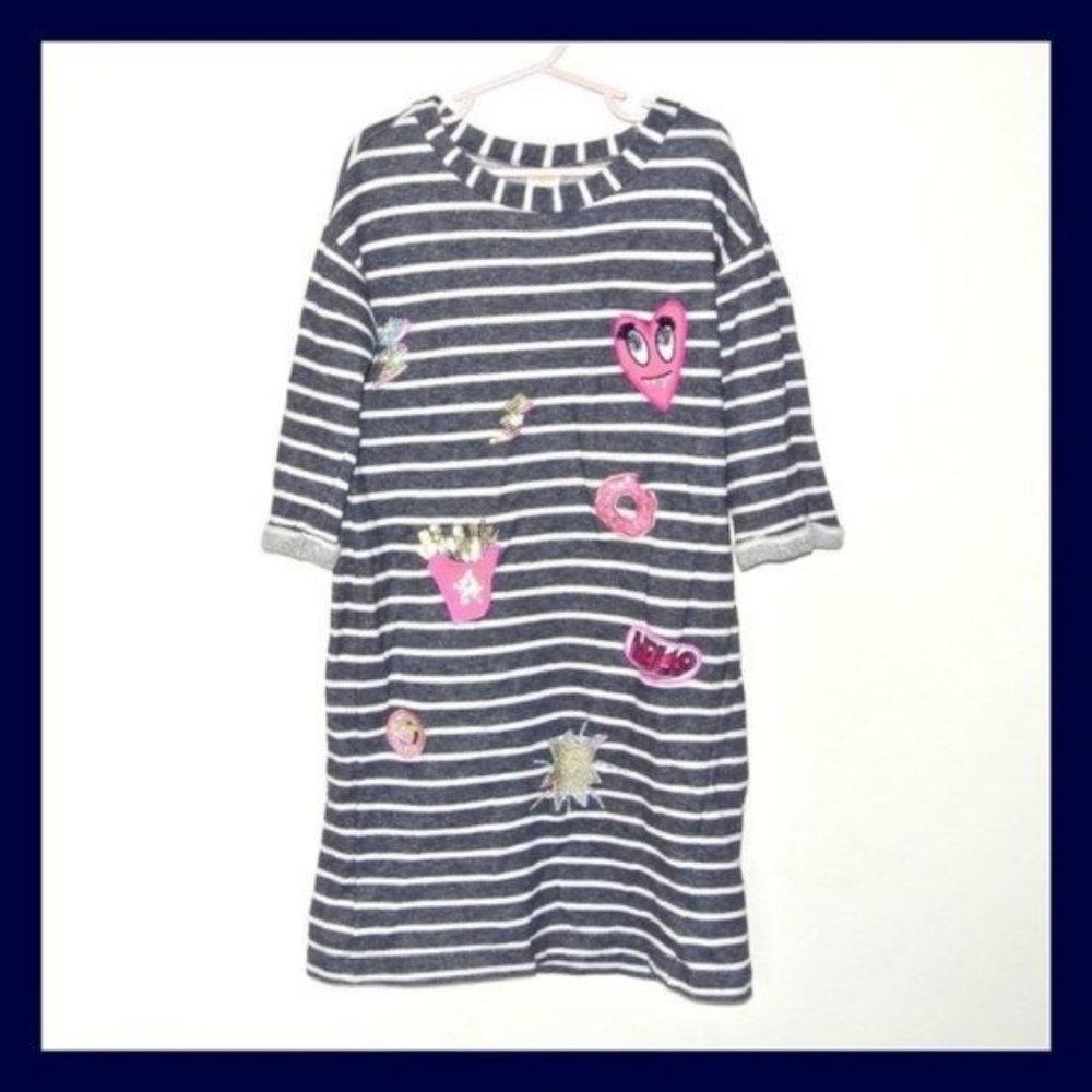 Gymboree Girls Dress Cosmic‎ Club Patch Dress 10